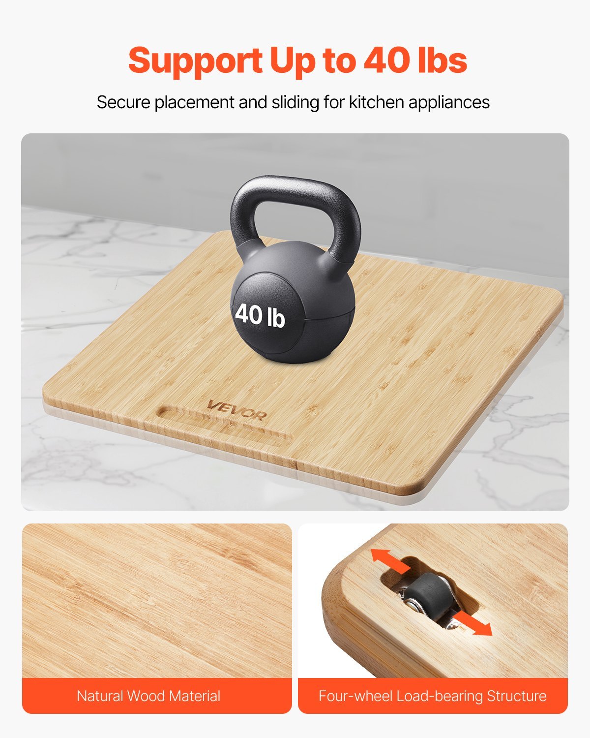 Appliance Slider 13 X 16 In Sliding Tray For Kitchen Countertop