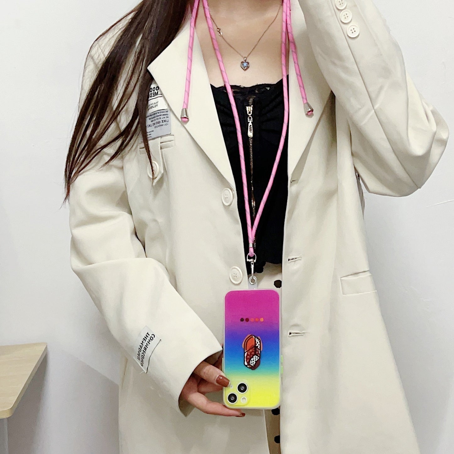 Phone Straps Durable Wrist Lanyard Keychain Camera ID Card Gym USB Badge Cord Hanging Rope