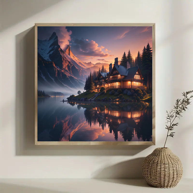 5DDIY Diamond Painting Set - Full Diamond Round Water Diamond Art