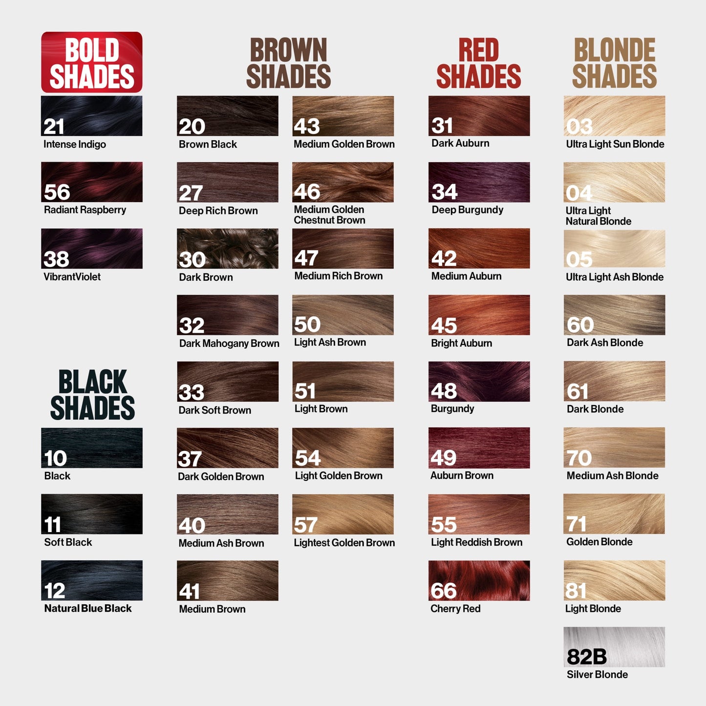 Revlon ColorSilk Permanent Hair Color, Bond Repair Complex, 45 Bright Auburn, 1 pack