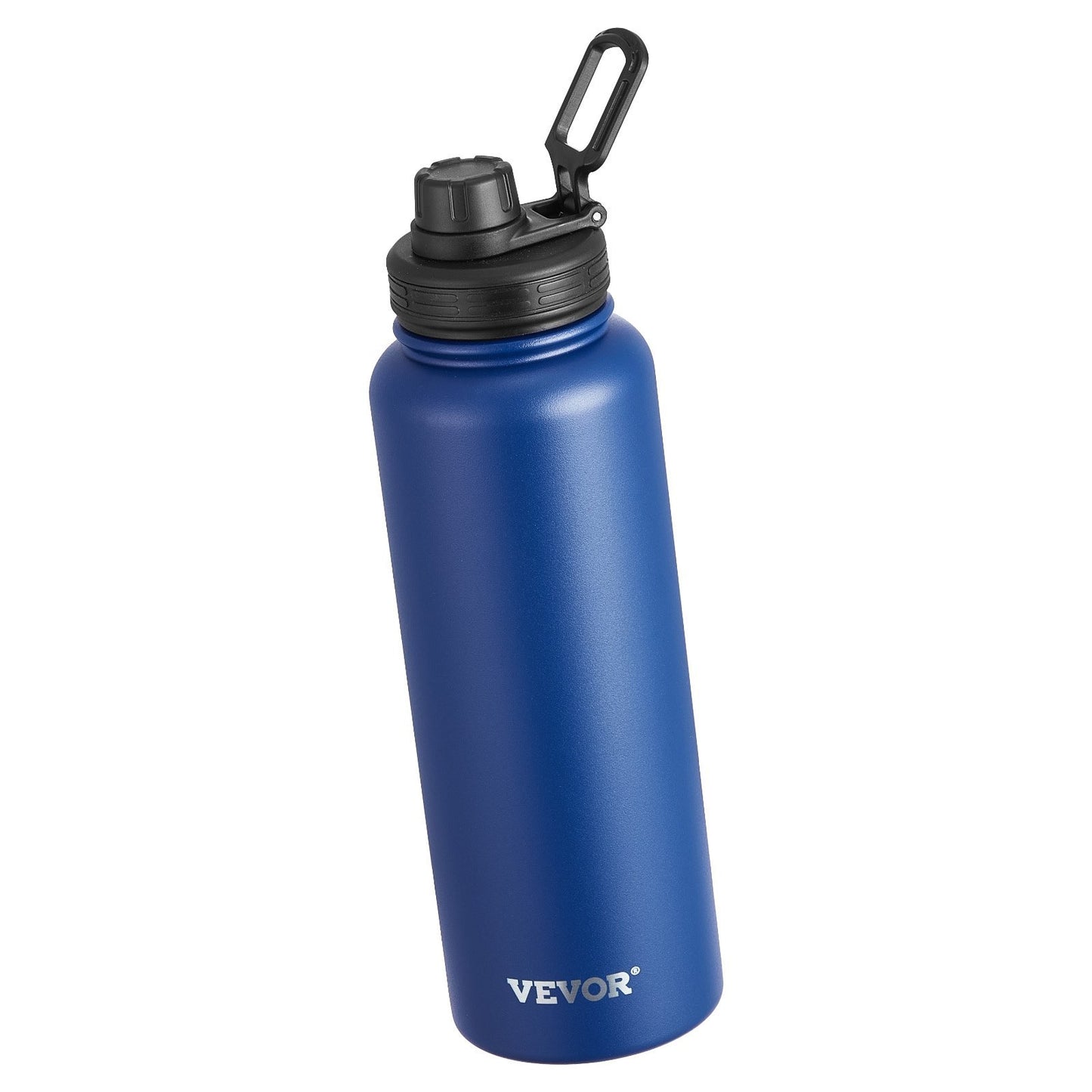 40 Oz Insulated Water Bottle Stainless Steel With Wide Mouth Lid Blue - EBS PLATFORM INC.