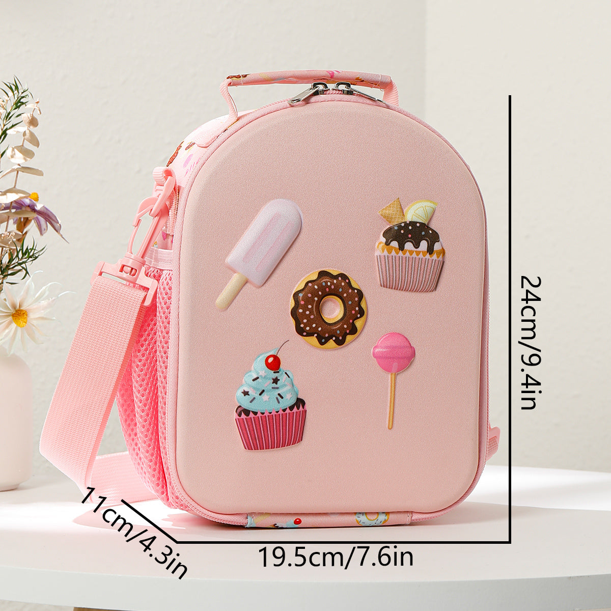 Cute Lunch Insulated Bag, Portable Outdoor Makeup Bag, Insulated And Cold, Suitable For Holding Lunch And Cold Drinks, Also A Cute Backpack For Children - EBS PLATFORM INC.