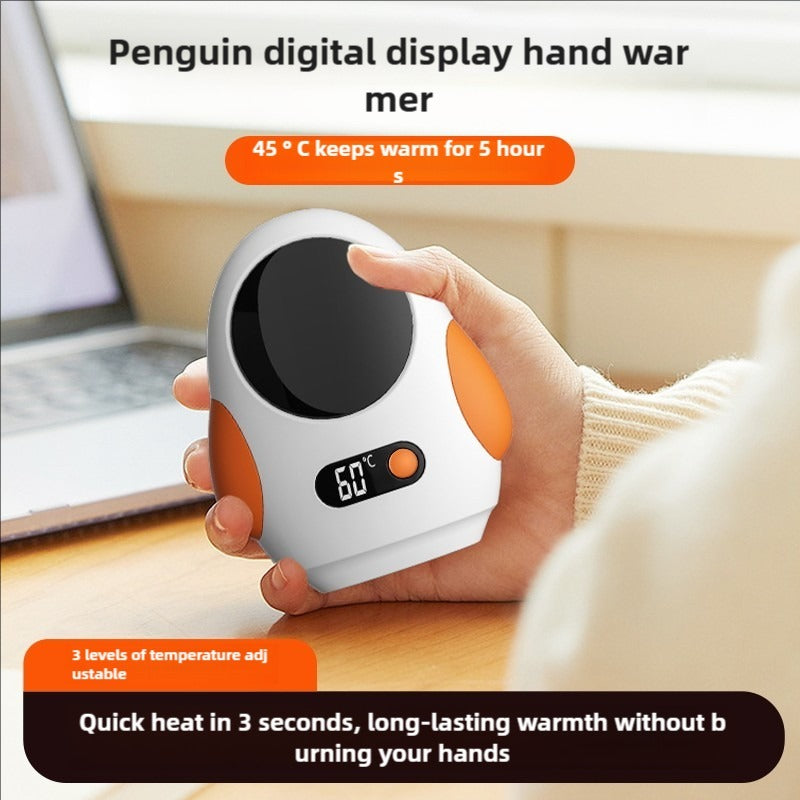 Cute Penguin Hand Warmer For Office And Travel Carrying. Heat Up Quickly And Maintain A Constant Temperature To Keep Warm - EBS PLATFORM INC.