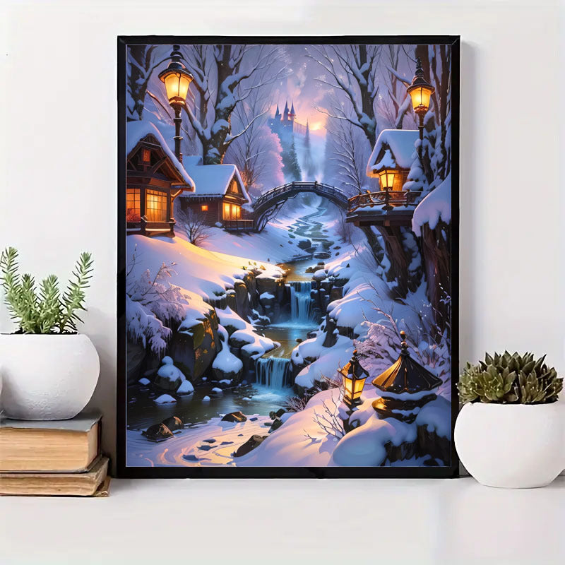 5DDIY Diamond Painting Set Full Diamond Round Water Diamond Art