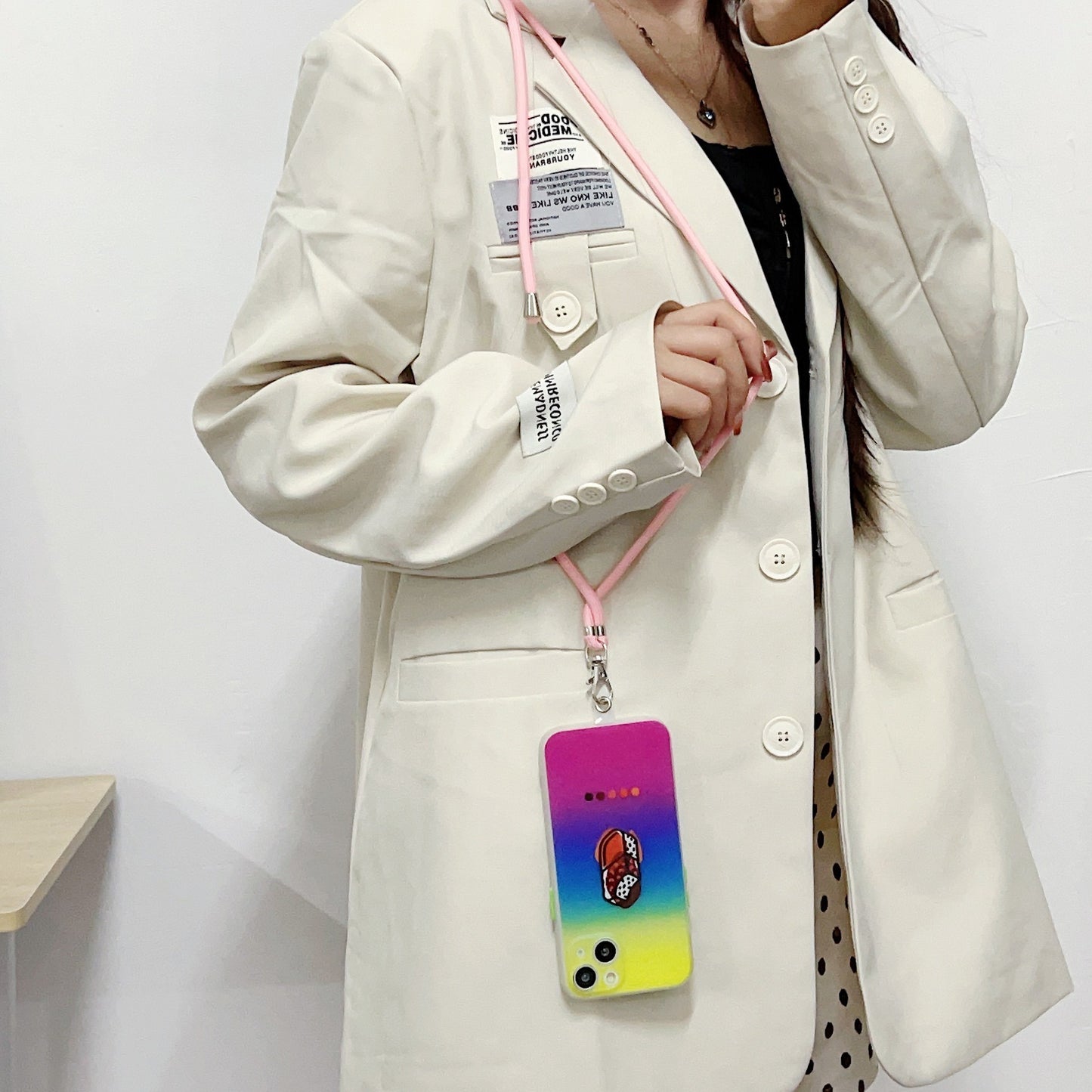 Phone Straps Durable Wrist Lanyard Keychain Camera ID Card Gym USB Badge Cord Hanging Rope