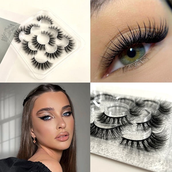 3D Volumizing 5 Pairs Of False Eyelashes