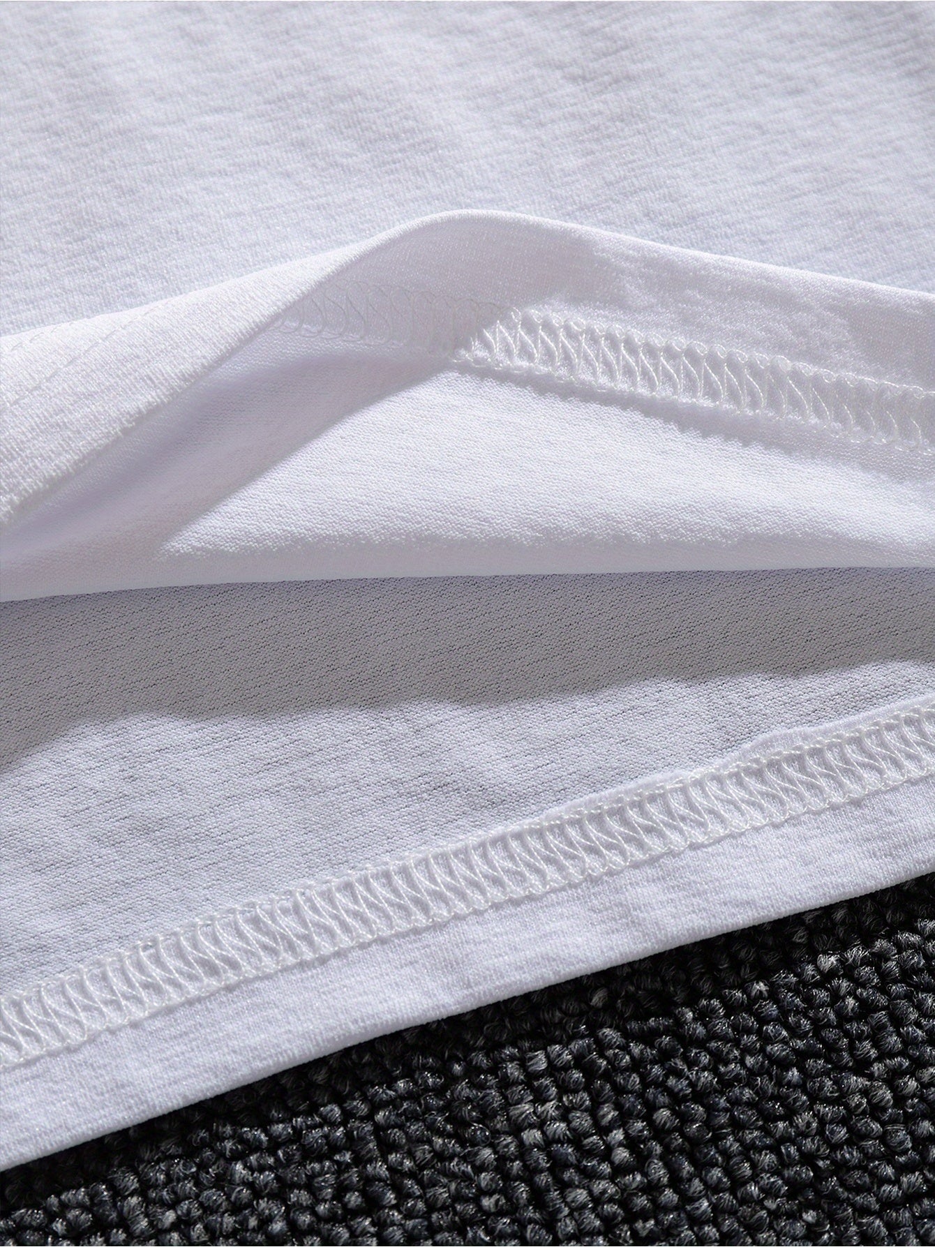 White Tshirt Men Trendy Print Loose Casual Summer Fashion Personality Street HipHop Brand