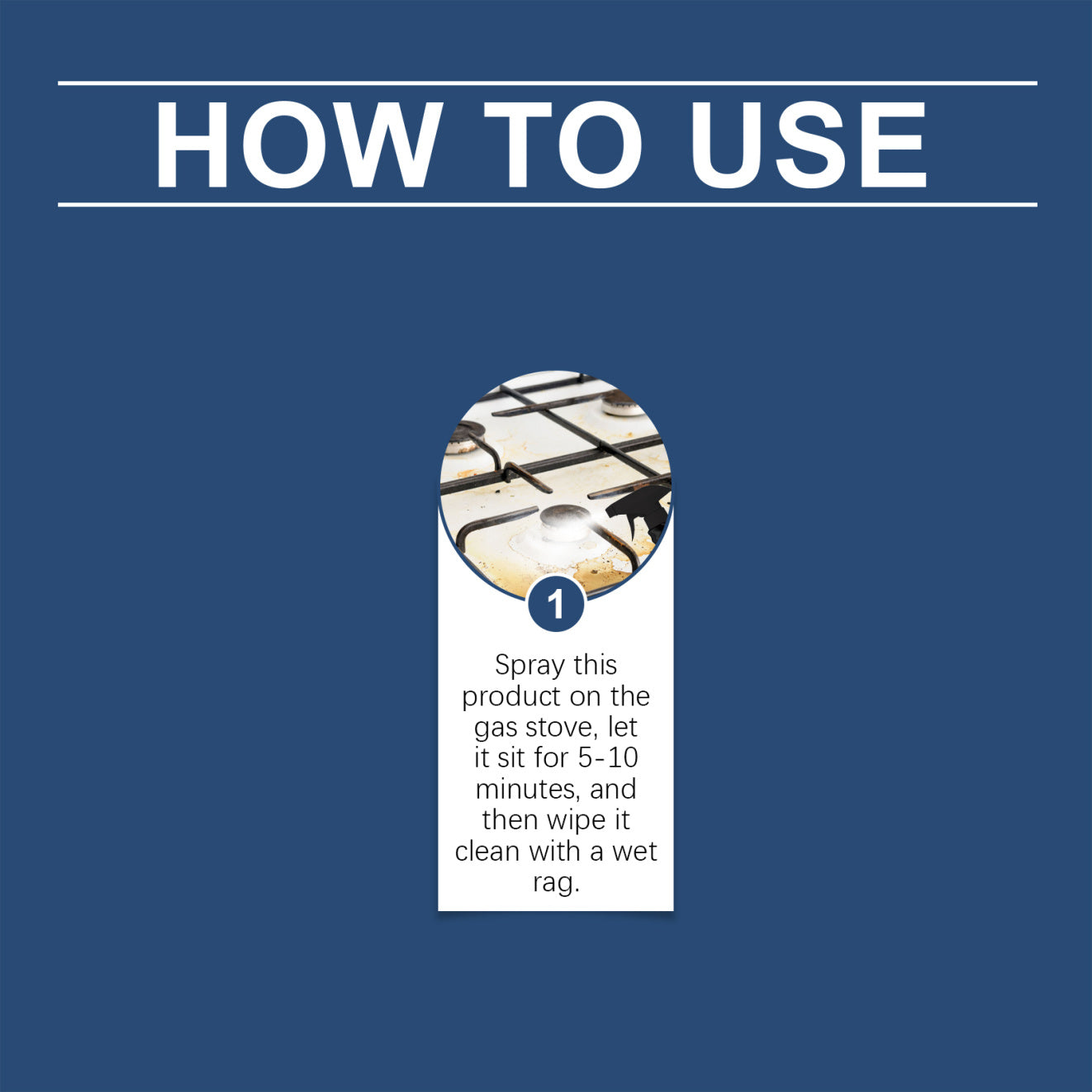 Jakehoe Gas Stove Cleaner Gas Stove Multi-Purpose Degreasing Cleaner The Stove Is As Clean As New