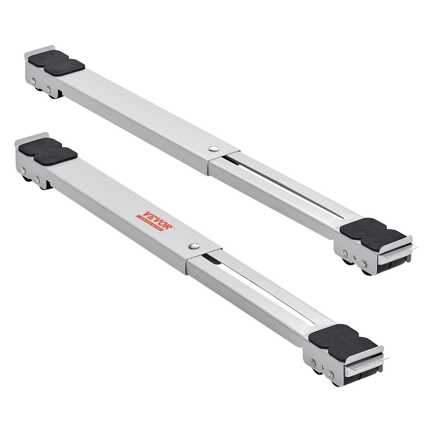 Heavy Duty Furniture Appliances Rollers, 660 Lbs Total Load, Extendable Appliance Rollers Mobile Washing Machine Base, Fridge Stand Dolly Movers For Refrigerators, Dryers, Dishwashers, White