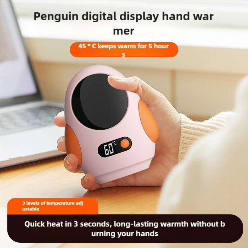 Cute Penguin Hand Warmer For Office And Travel Carrying. Heat Up Quickly And Maintain A Constant Temperature To Keep Warm - EBS PLATFORM INC.