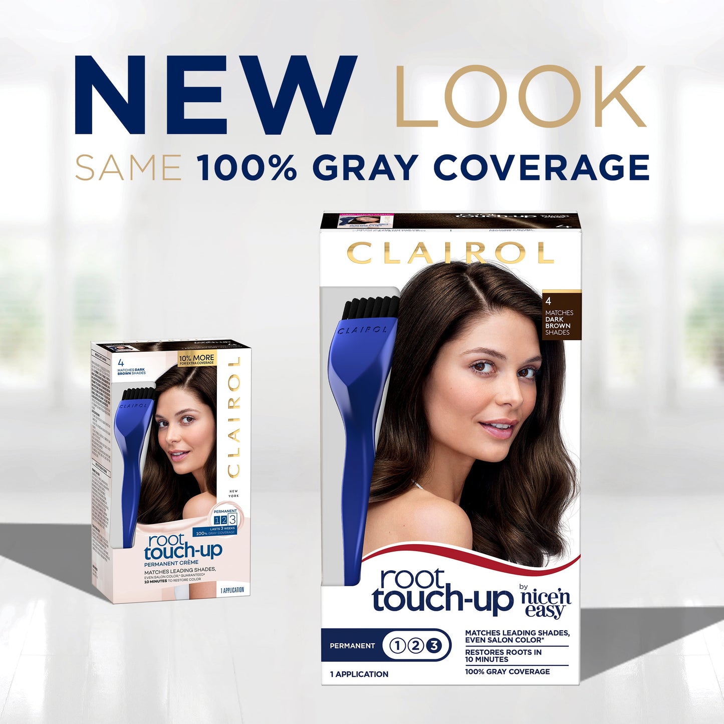 Clairol Root Touch-Up Nice'n Easy Permanent Hair Dye, 5A Medium Ash Brown, Hair Color, 1 Kt