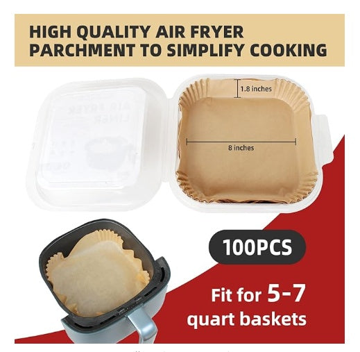 Disposable Air Fryer Paper - Square