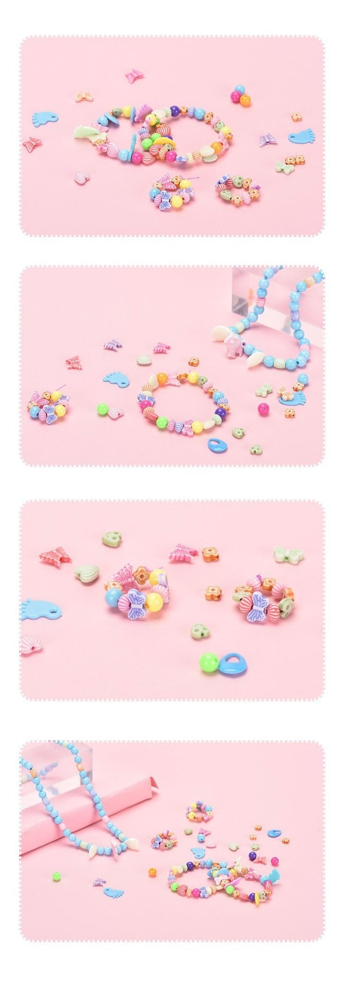 DIY Handmade Gift Box For Children, Bead Making Toys