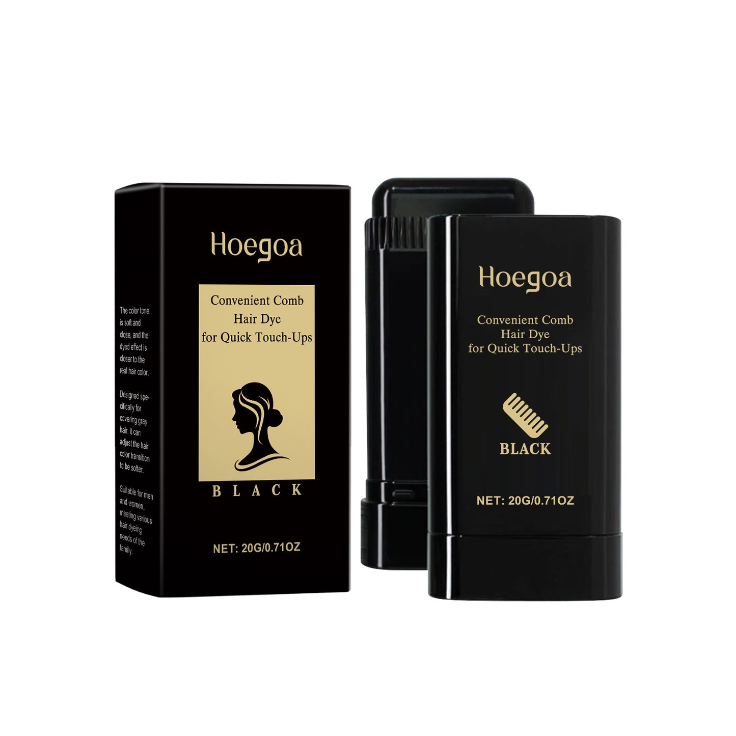 Hoegoa Hair Hair Hair Color Temporary Hair Hair Stick Is A Naturally Gentle And Non-irritating Pigmentation Hairdresser