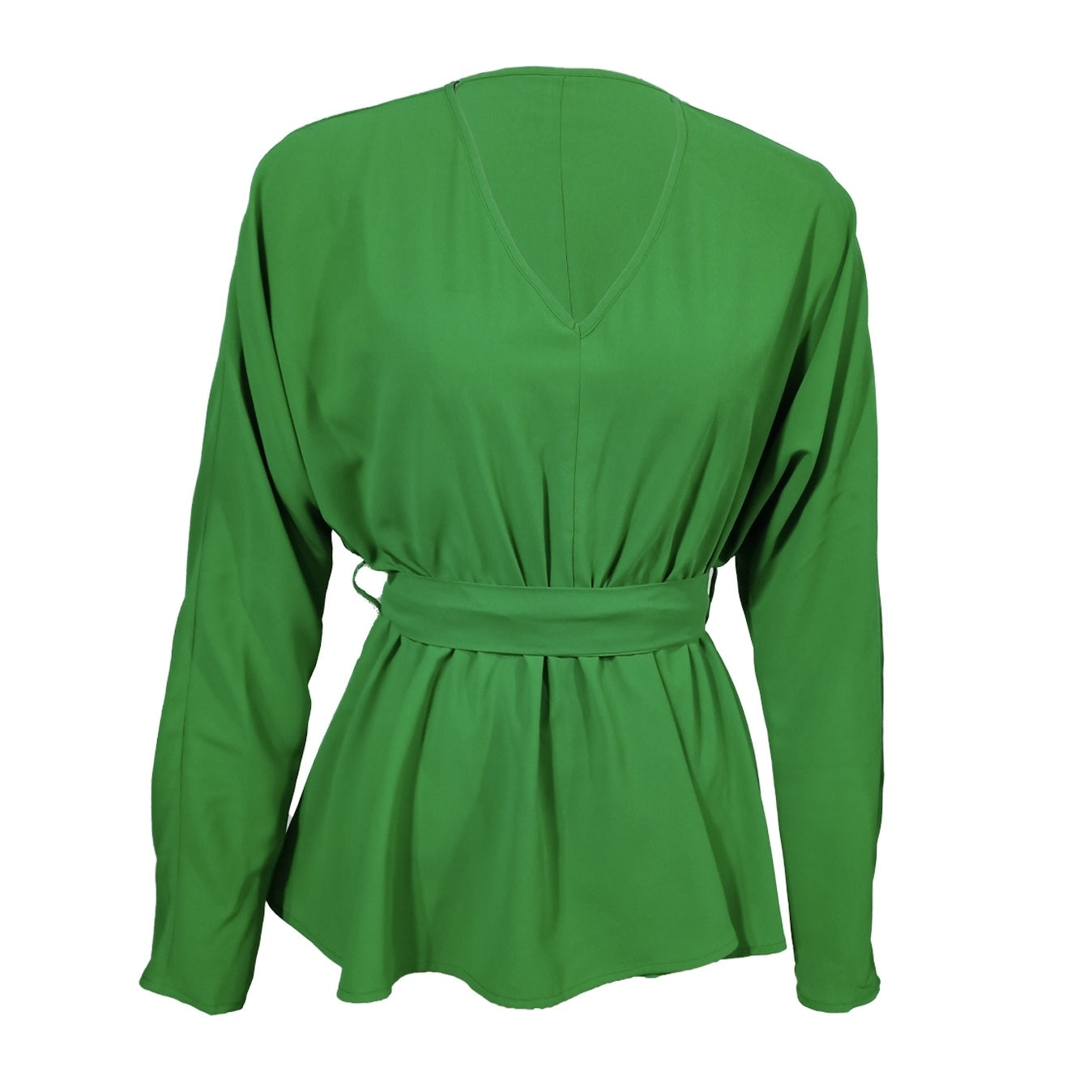 Ladies' Fashionable And Elegant Temperament Versatile Fashion Autumn And Winter Style Solid Color Long Shirt Top