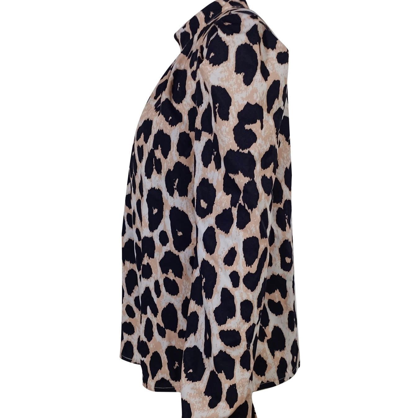 Women's New Long Sleeved Leopard Print Casual Vacation Fashion Top