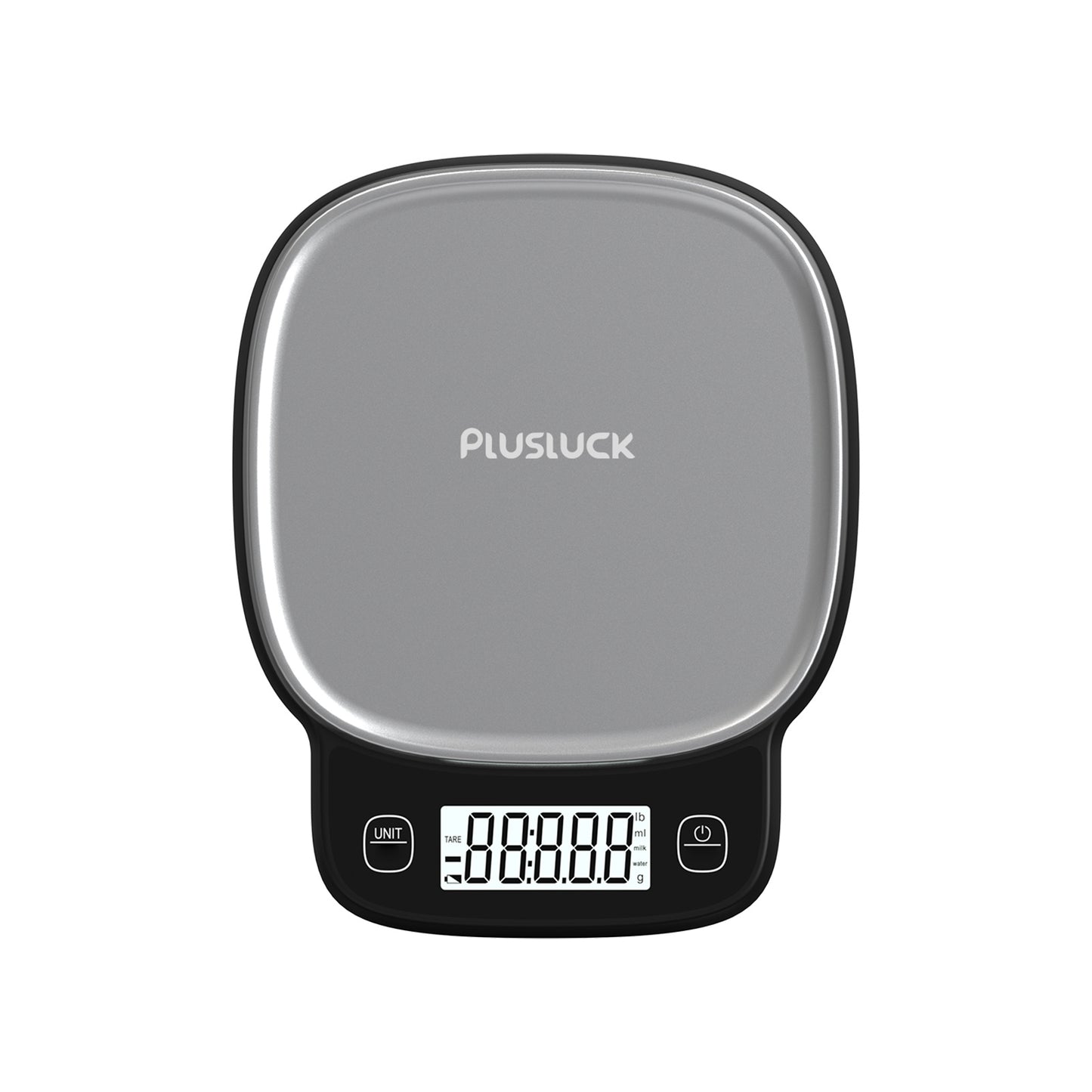 High Precision 0.1g Digital Kitchen Scale - Capacity 5kg, 304 Stainless Steel Surface, Multi-function LCD Display, One-click Peeling