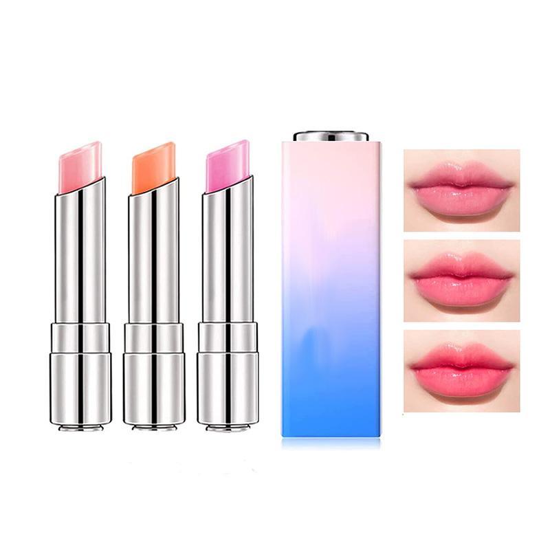 Three-color Large Brush Head Long-lasting Nourishing Warm-toned Non-sticky Lip Moisturizing Lip Gloss Lipstick