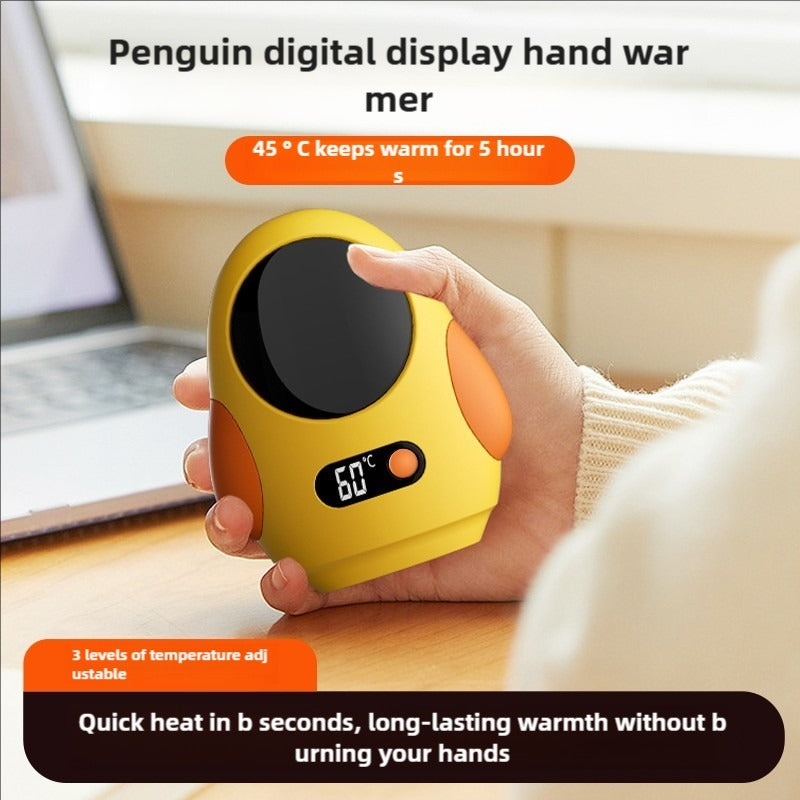 Cute Penguin Hand Warmer For Office And Travel Carrying. Heat Up Quickly And Maintain A Constant Temperature To Keep Warm - EBS PLATFORM INC.