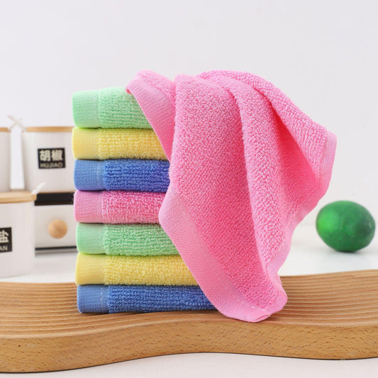 Wood Fiber Kitchen Cloth Non-Stick Oil Instant Grease Removal OilRepellent Multipurpose For DishesCountertops Reusable LintFree Random Color - EBS PLATFORM INC.