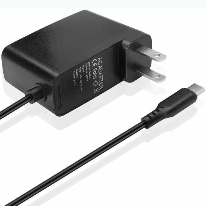 For Nintendo  AC Power Supply Adapter Home Wall Travel Charger Cable 2.4A - EBS PLATFORM INC.