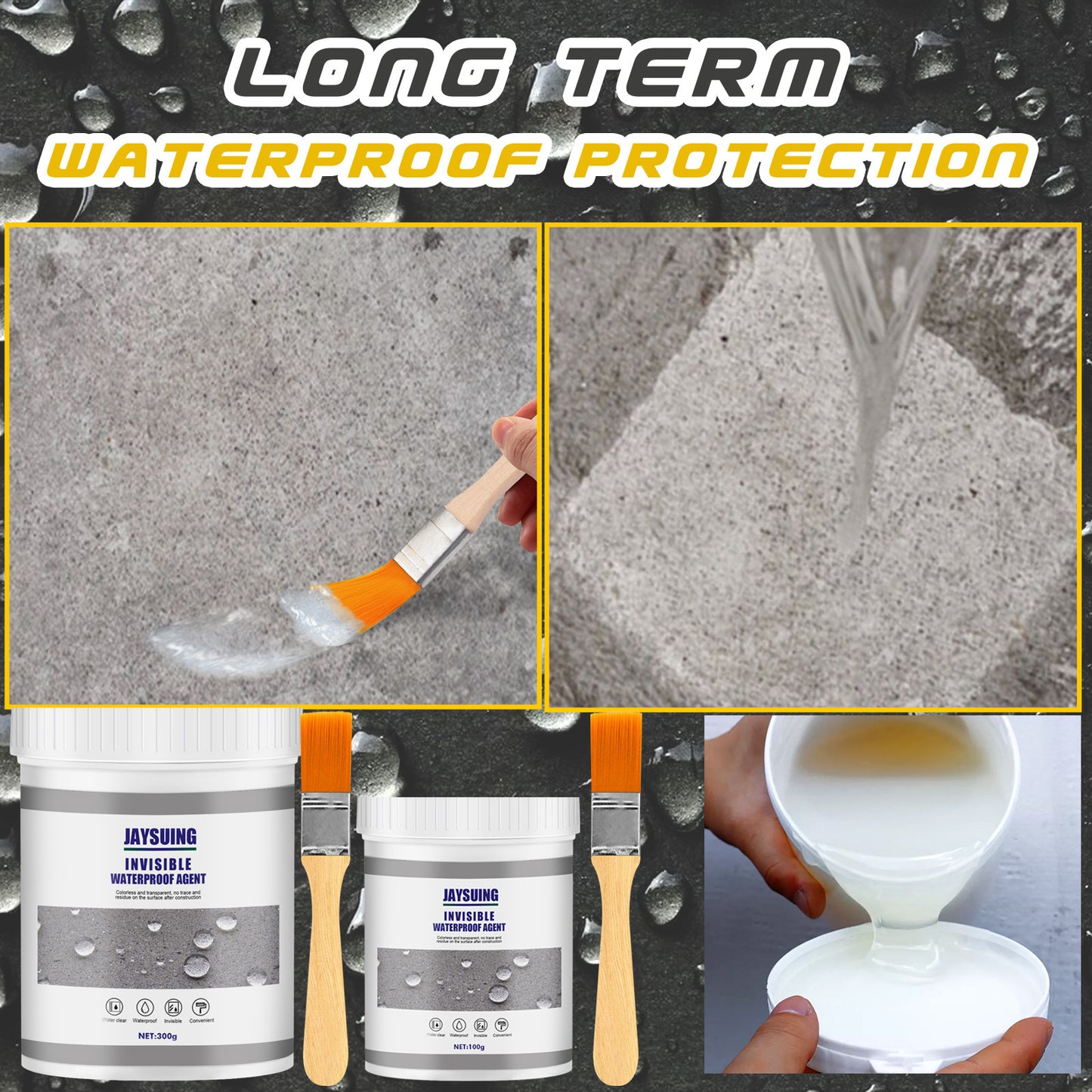 Aysuing Waterproofing Adhesive Sealant Waterproofing Adhesive For Bathroom, Kitchen, Exterior Wall, Tile Repair Coating, Waterproofing Adhesive - EBS PLATFORM INC.