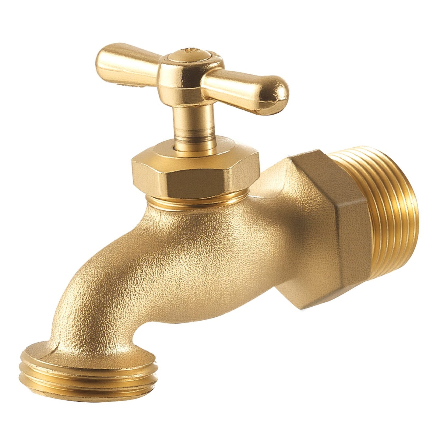 Hose Bibb  Connection Brass Outdoor Water Faucet Spigot