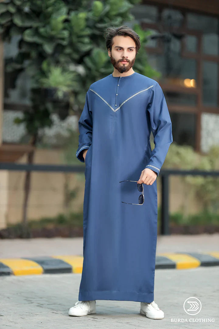 EMIRATI ADULT THOBE (BLUE EDITION)