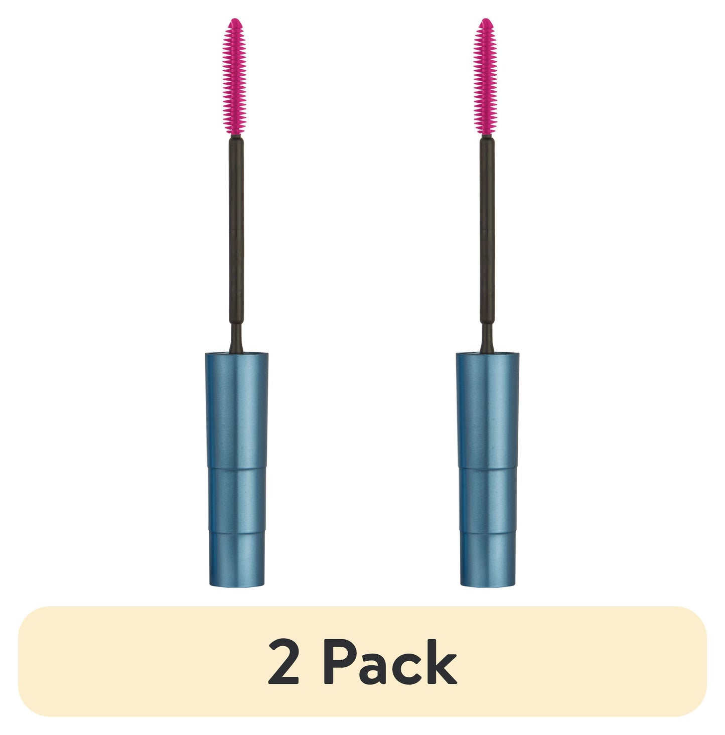 L'Oreal Paris Telescopic Original Washable Mascara, Blackest Black, 2 Pack