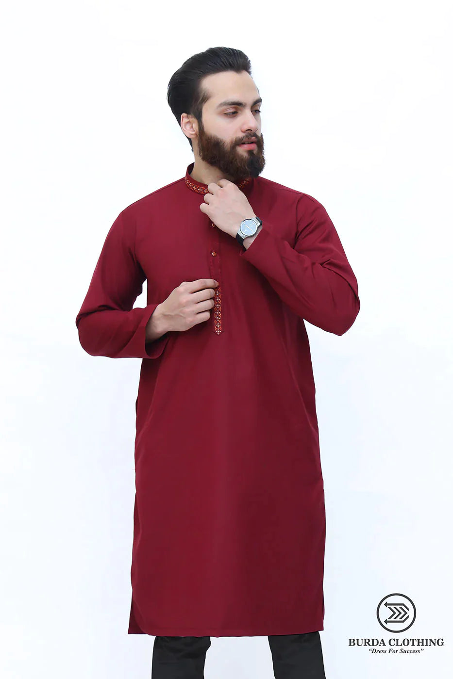 MAROON PREMIUM KURTA ( FATHER & SON)