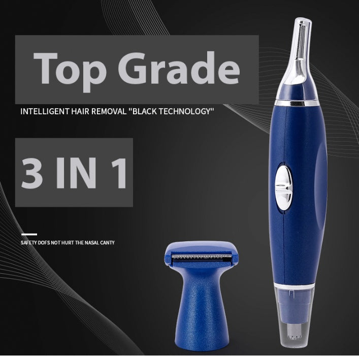 Electric Ear Beard Nose Hair Trimmer Eyebrow Mustache Remover Shaver Clipper New