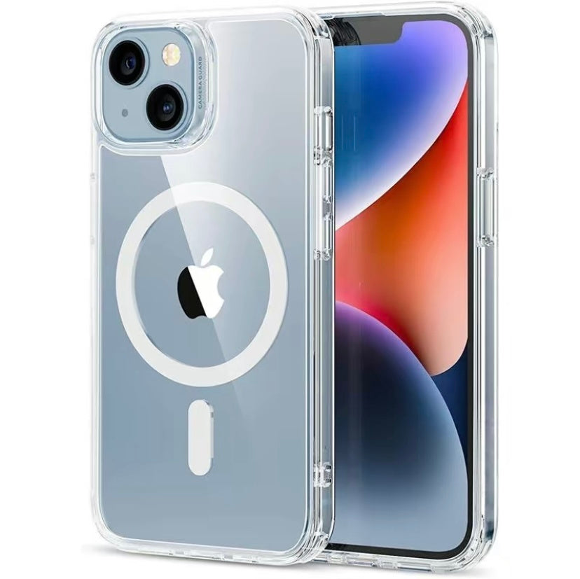MagSafe Compatible Case for iPhone 15/14 Plus, Pro, Pro Max – Military-Grade Shockproof Protection, Magnetic Hybrid Phone Cover