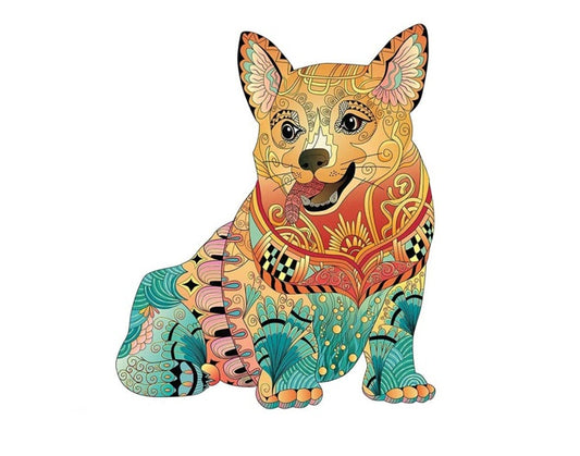 Each Piece Is Animal Shaped Christmas Gift Colorful Elephant Turtle Wooden Jigsaw Puzzles - EBS PLATFORM INC.
