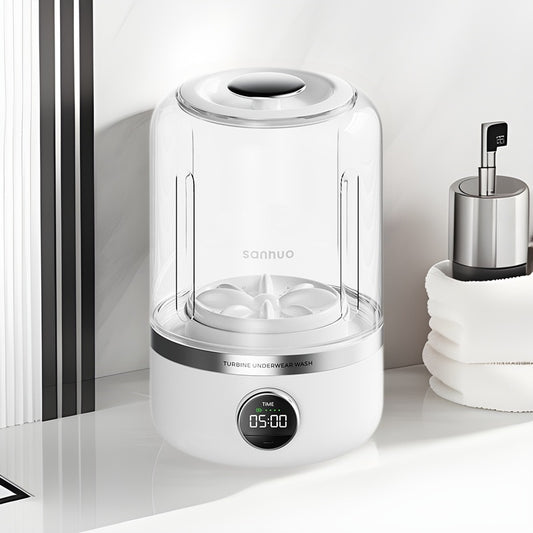 Mini Rechargeable Washing Machine – Portable Underwear Washer for Travel, Home & Dorm Use