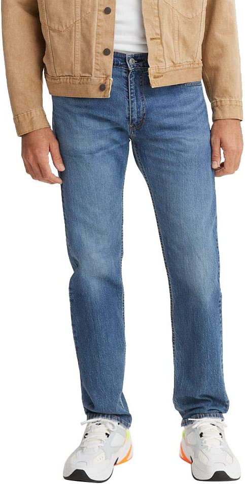 Levi's Men's 505 Regular Fit Jeans (Also Available in Big & Tall) Standard 34W x 30L Medium Stonewash