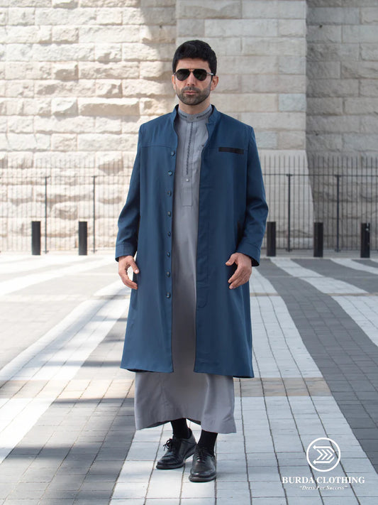 PREMIUM LONG COAT COBALT BLUE