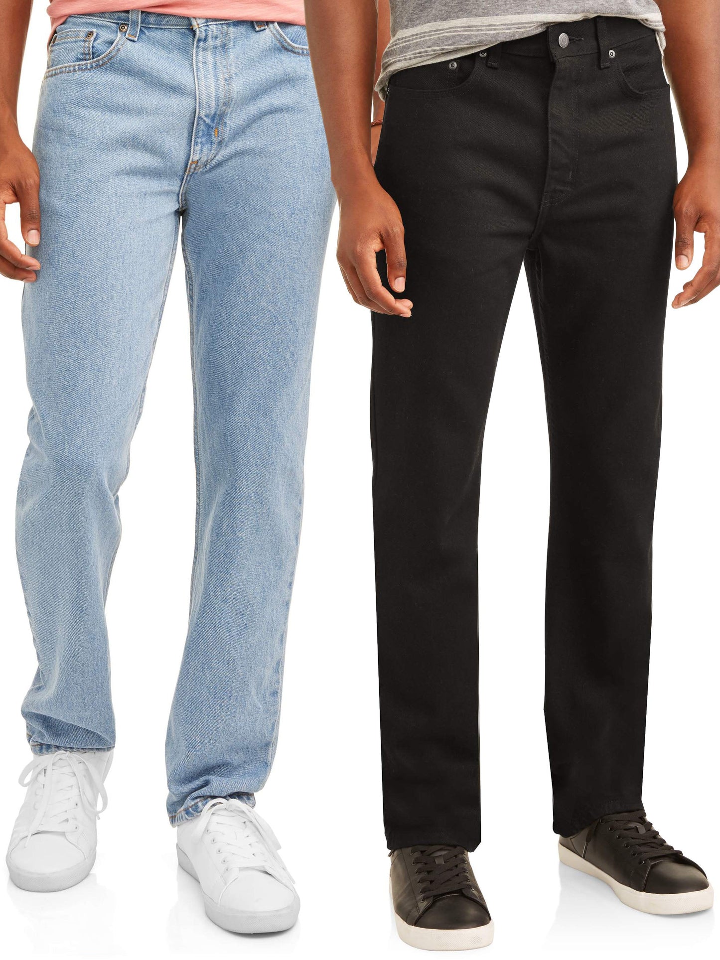 George Men's Regular Fit Jeans, 2-Pack