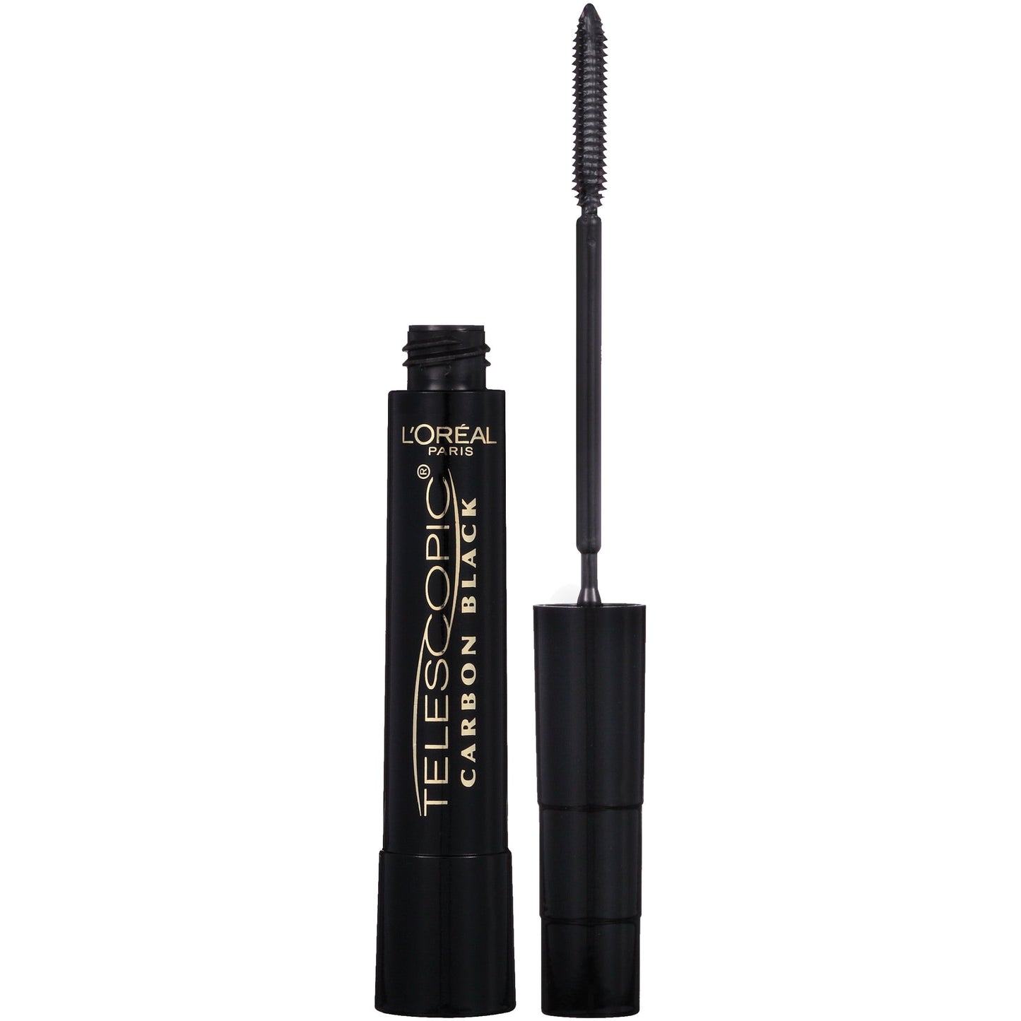 L'Oreal Paris Telescopic Original Washable Mascara, Blackest Black, 2 Pack