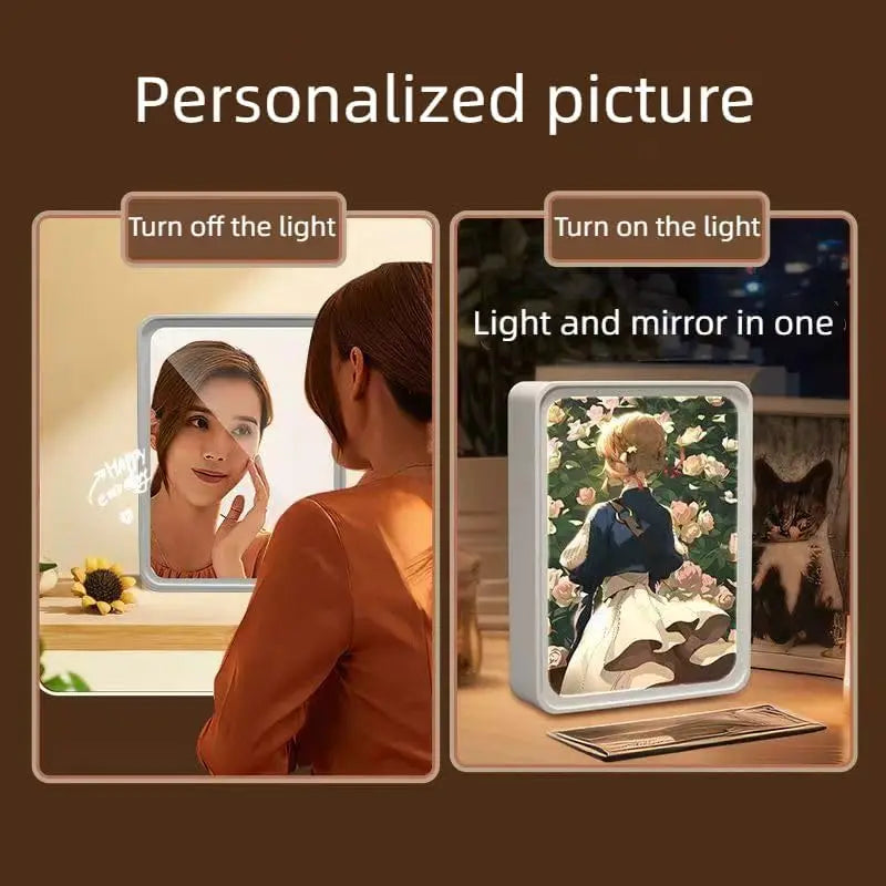 GlowMoment™ Personalized Light & Mirror ✨🖼️