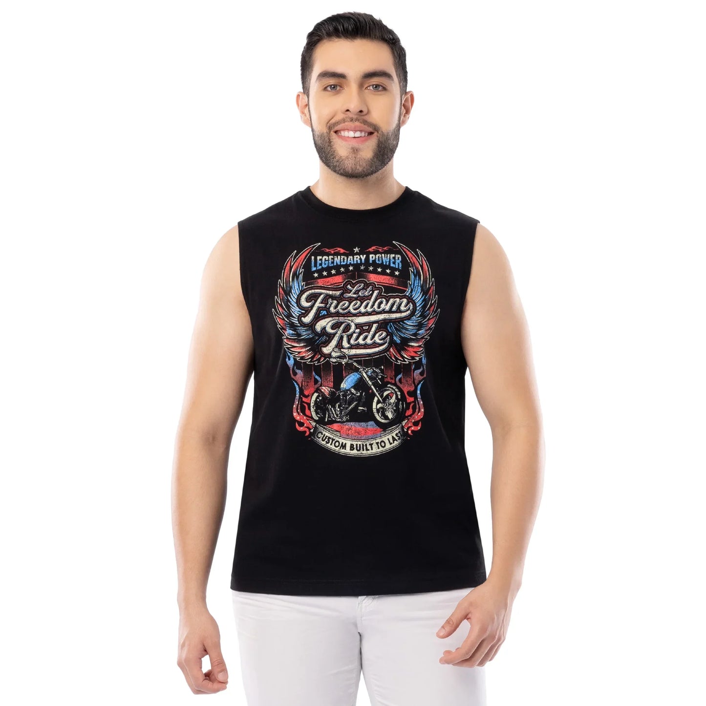 Way to Celebrate Men's 4th of July Graphic Muscle Tank Top, Sizes S-3XL