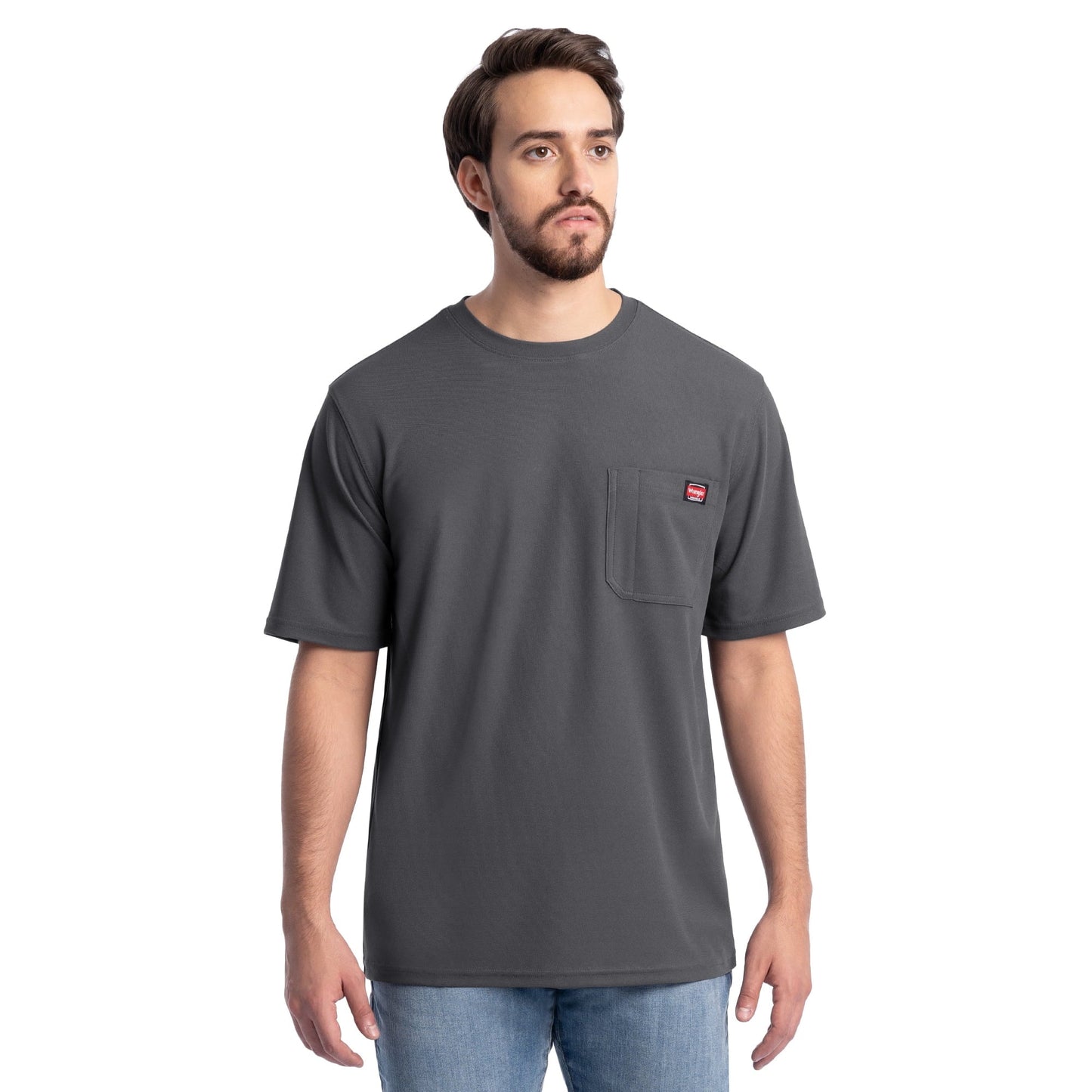 Wrangler Workwear Men's Short Sleeve Performance Tee, Sizes S-5XL (Regular and Big & Tall)