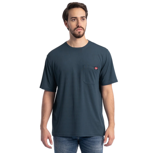 Wrangler Workwear Men's Short Sleeve Performance Tee, Sizes S-5XL (Regular and Big & Tall)