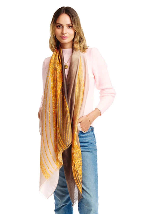 Multi Color Lightweight Oblong Scarf