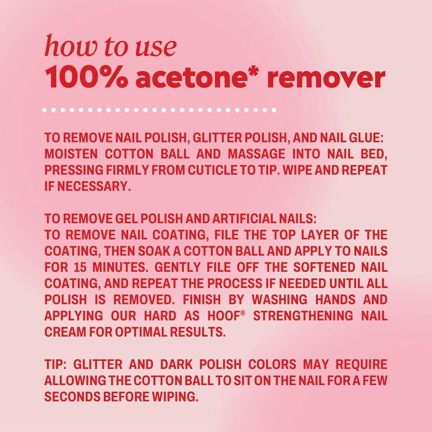 ONYX Professional 100% Acetone* Nail Polish Remover 16 fl oz