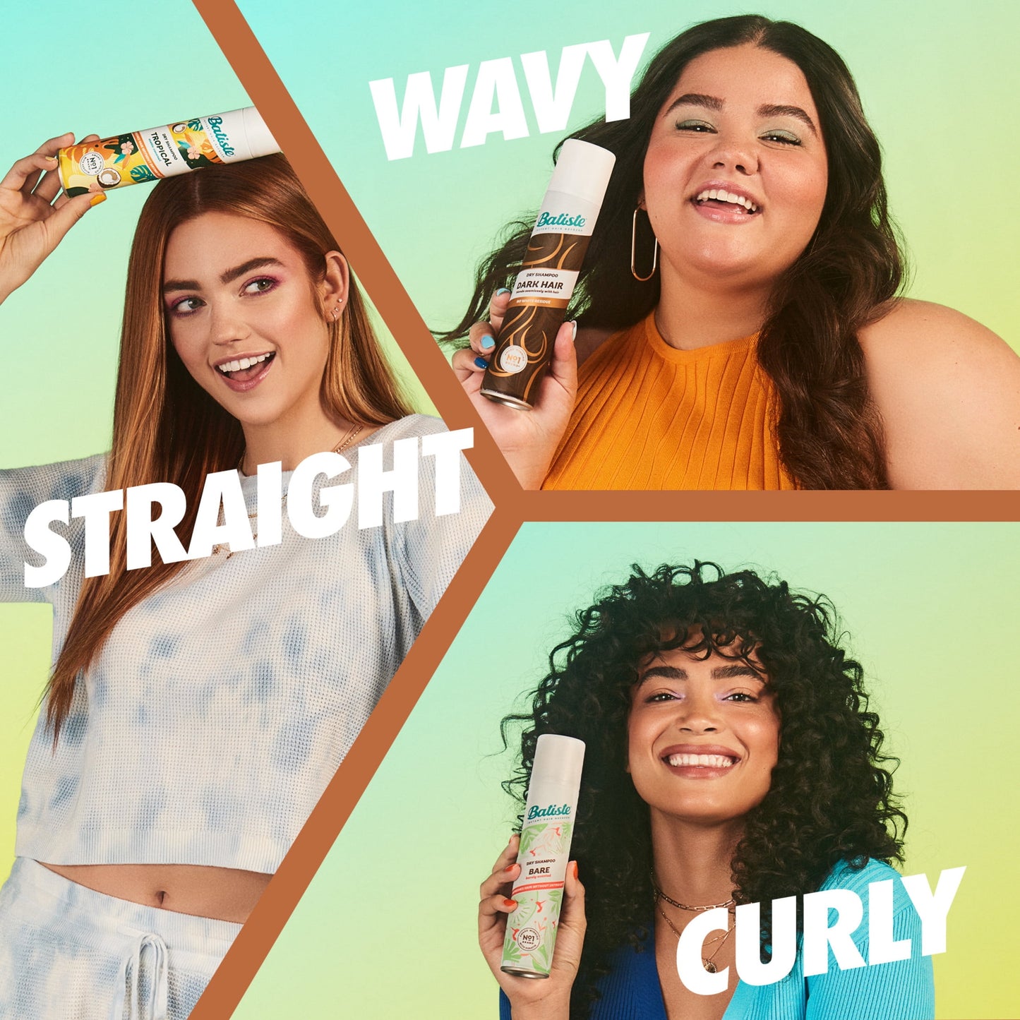 Batiste Dry Shampoo for Brunette Hair, Refresh Hair Between Washes, Adds Texture and Body, 3.81 oz