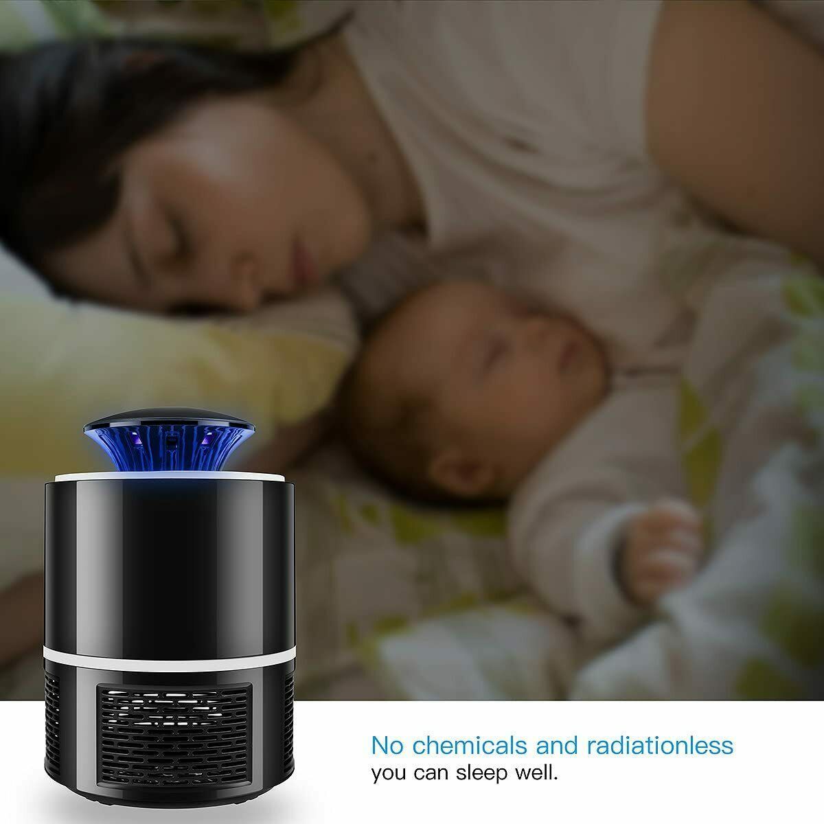 Electric UV Mosquito Killer Lamp Outdoor Indoor Fly Bug Insect Zapper Trap USB - EBS PLATFORM INC.