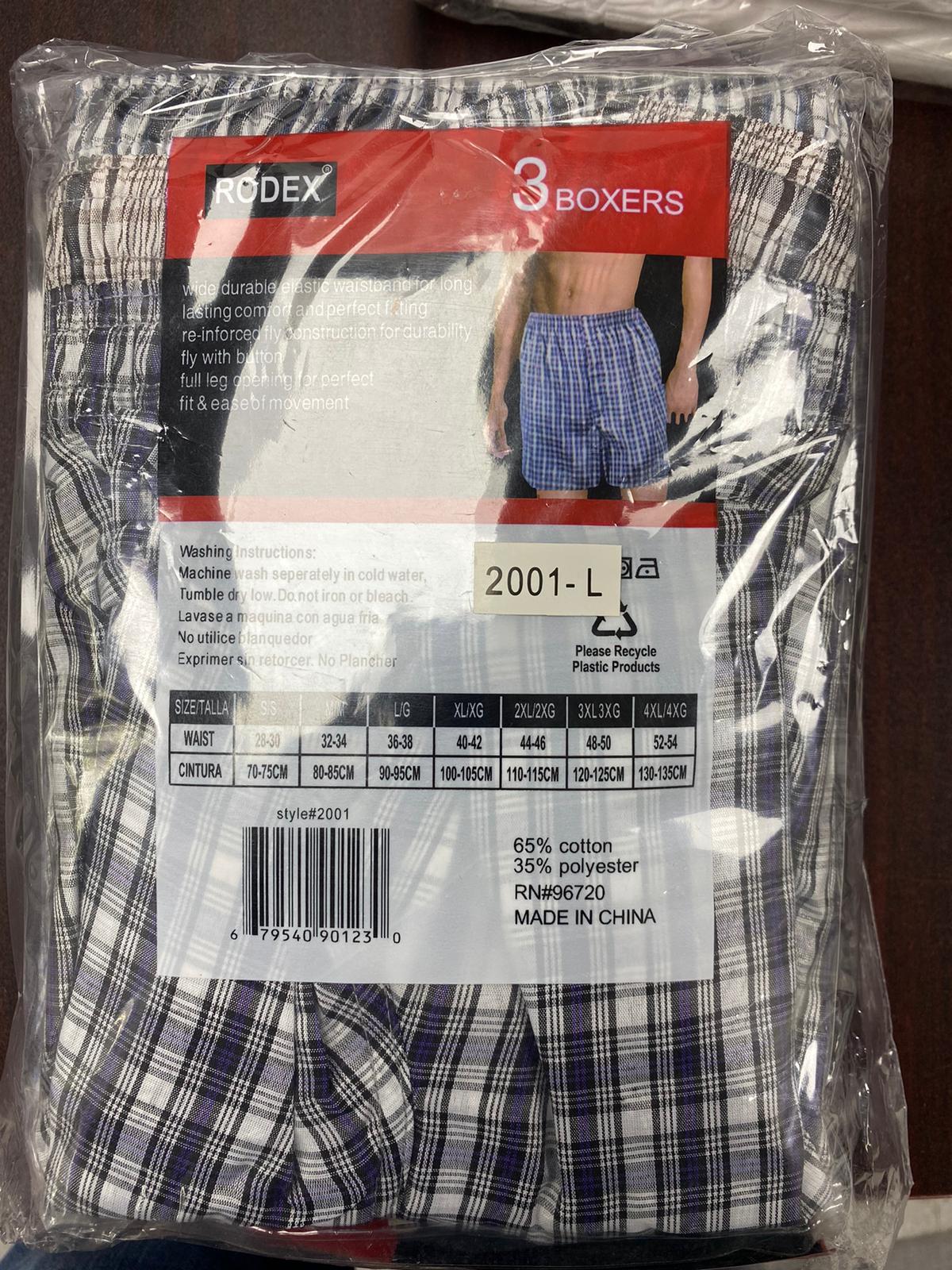 Men's Woven Boxer Shorts 100% Cotton,Underwear Boxers for Men Loose fit,2 in pack