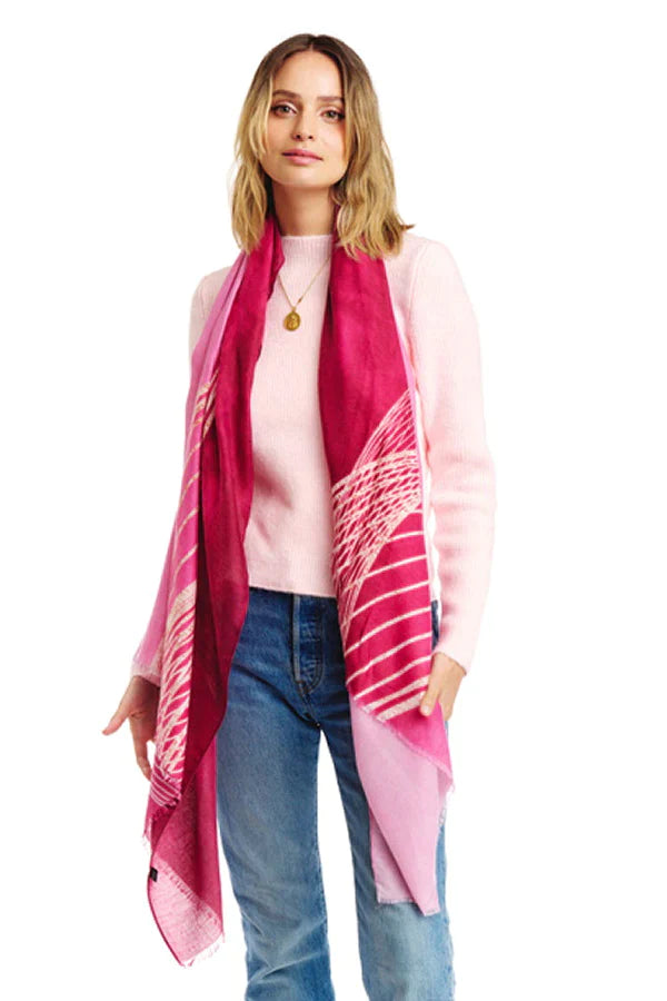 Multi Color Lightweight Oblong Scarf