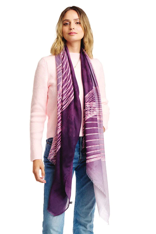 Multi Color Lightweight Oblong Scarf