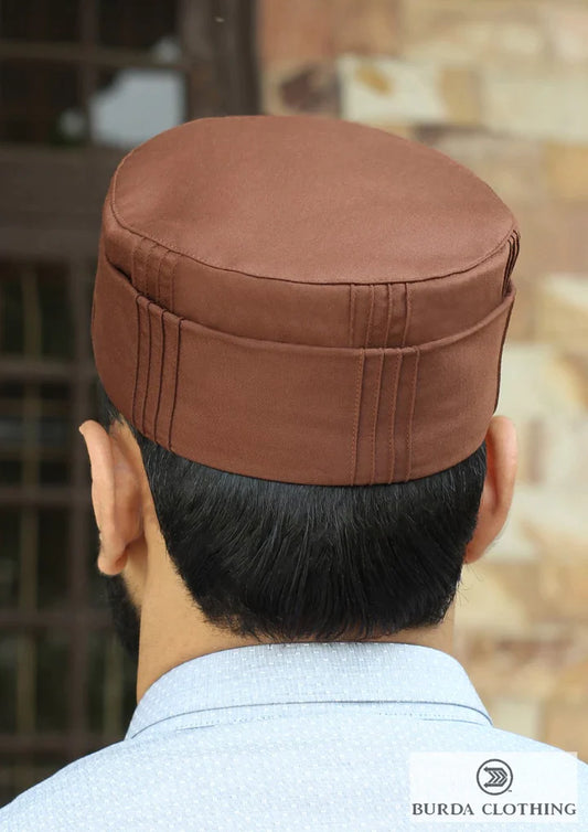 FOLDED KUFI BROWN